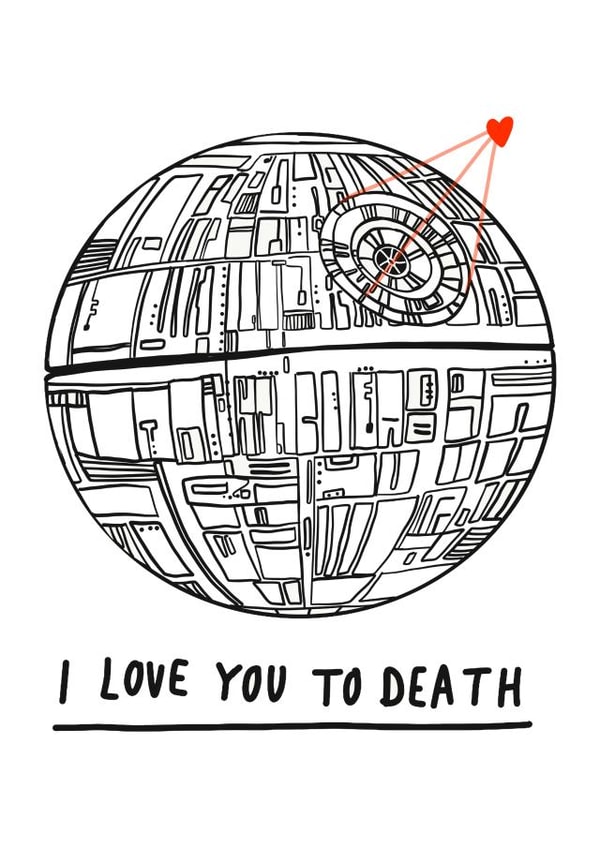 death sci Valentines Day Card 34148 created by Corrin Strain