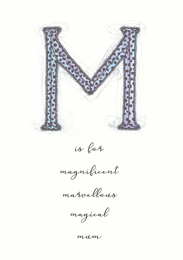 family illustration Mothers Day Card 25706 created by Shiv Makes Things