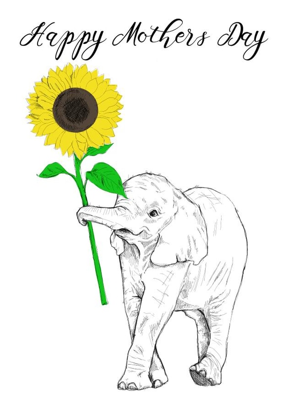 sunday baby Mothers Day Card 32255 created by Amy Cockcroft