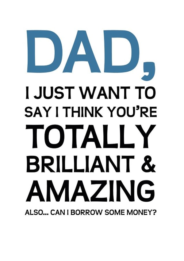 brilliant amazing Father's Day Card 32295 created by Phil Tessier