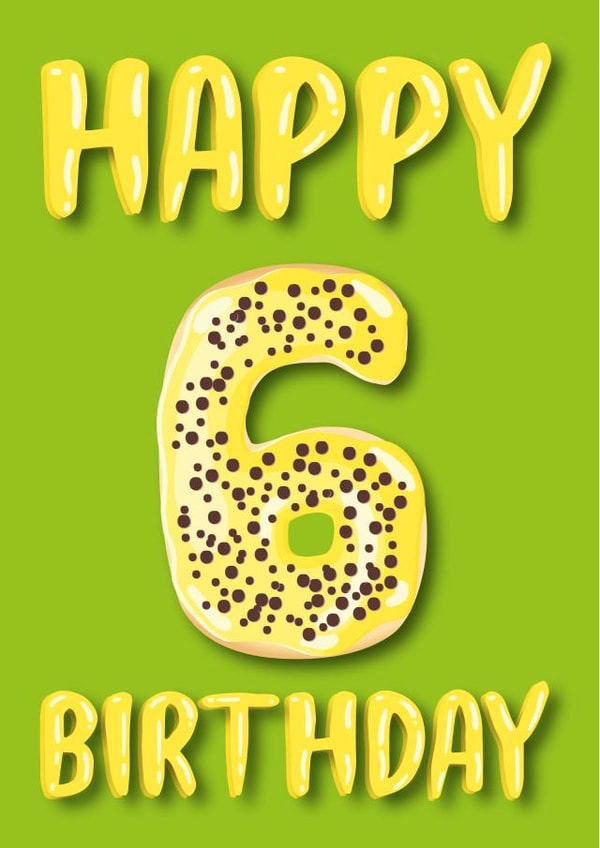 donut doughnut Birthday Card 36576 created by Pink Cat Design