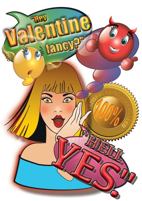 Valentine Saucy Card 36395 created by Nigel Brock