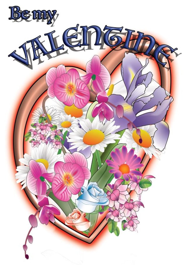 Valentine Traditional Card 36398 created by Nigel Brock