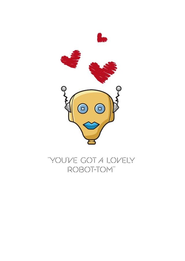 robot love Anniversary Card 36675 created by Betty Kitten