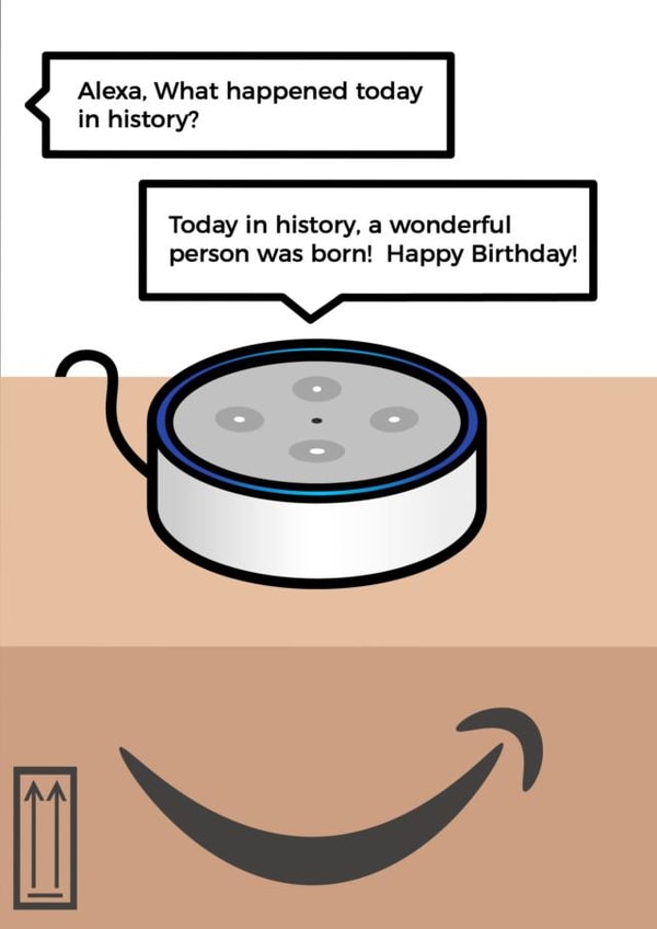 alexa amazon Birthday Card 12298 created by Ilan Asher