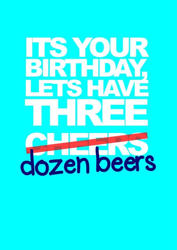 modern cool Birthday Card 13491 created by Oh My! Designs