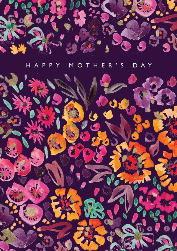 Classic Mothers Day Card - Flowers - Happy Mothers Day created by Rebecca Prinn