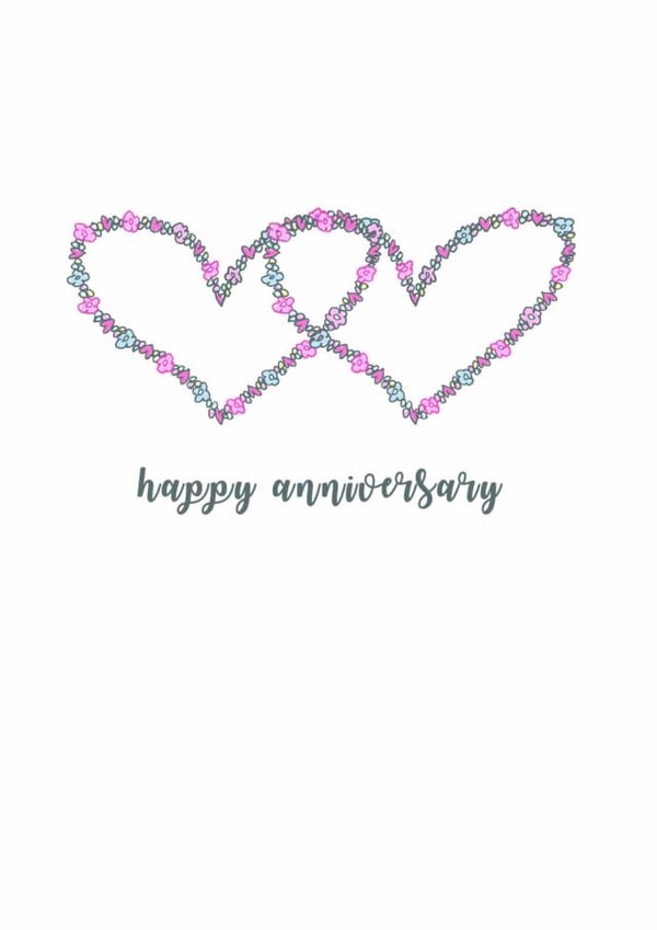 anniversary ditsy Card 24133 created by Marina B Designs
