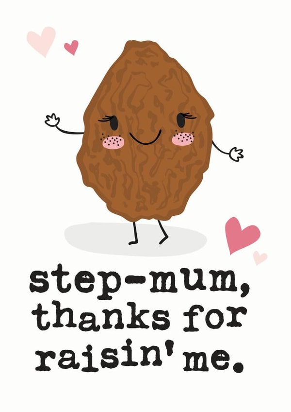 step-mum funny Mothers Day Card 5962 created by Mrs Best Paper Co.