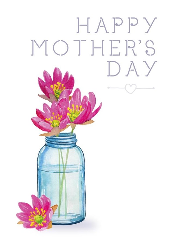 floral love Mothers Day Card 13416 created by Betty Kitten