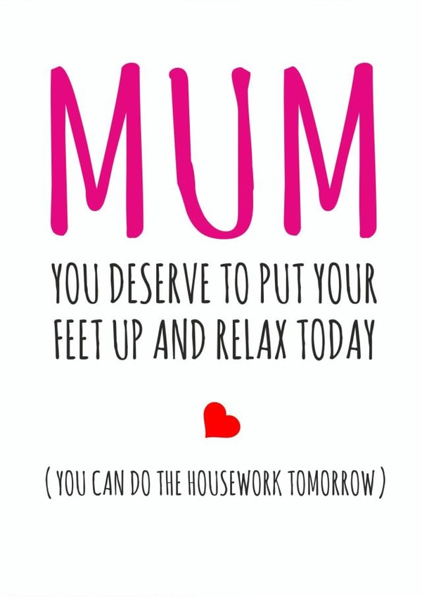funny cheeky Mothers Day Card 12236 created by Banter King