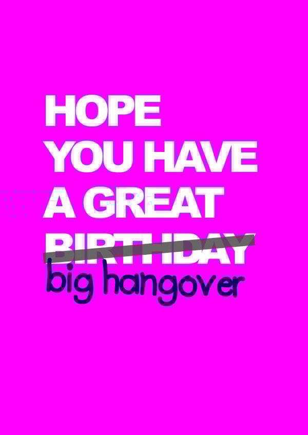 funny bright Birthday Card 13499 created by Oh My! Designs