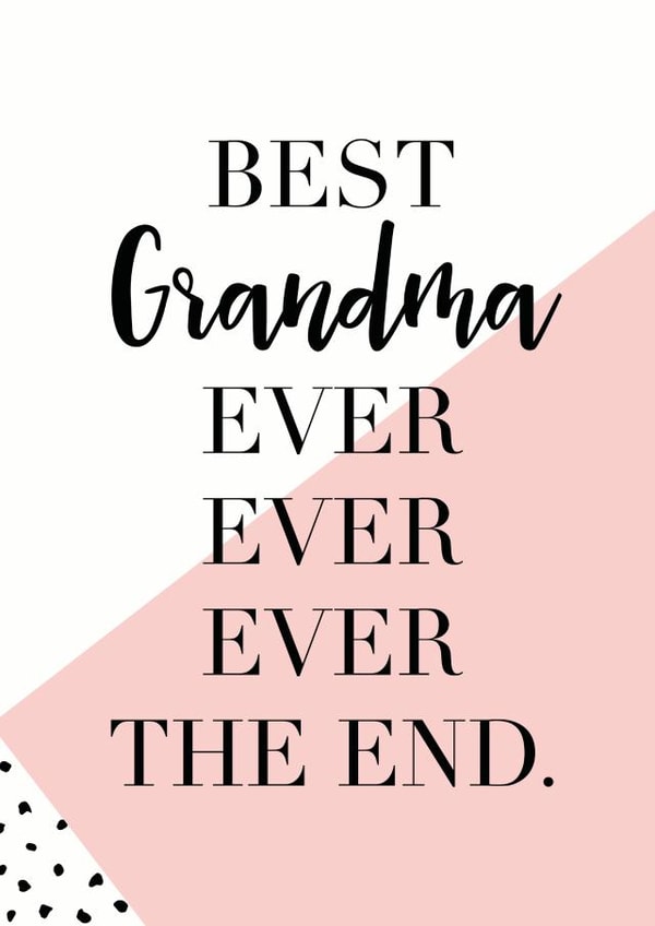 grandma grandmother Birthday Card 9023 created by Oh So Serendipity