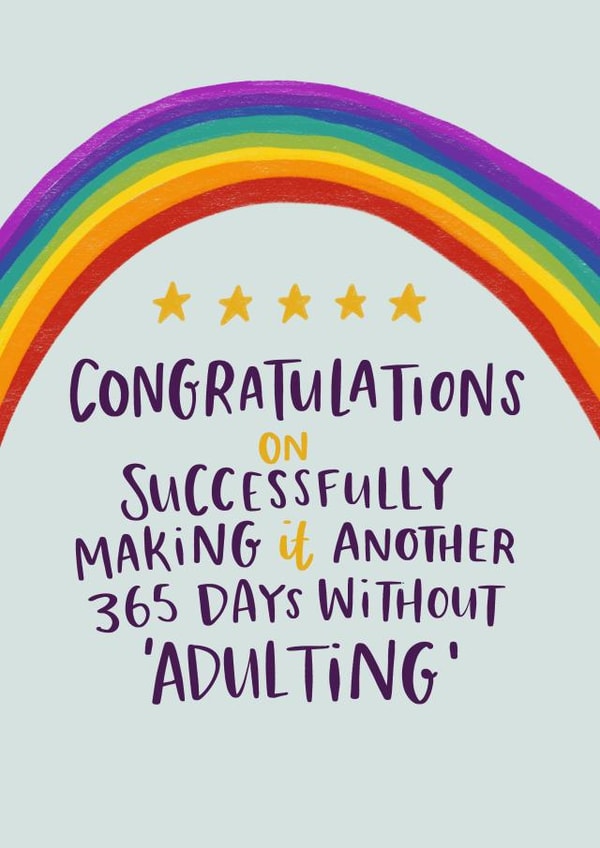 art humour Birthday Card 6218 created by Lucy Maggie Designs