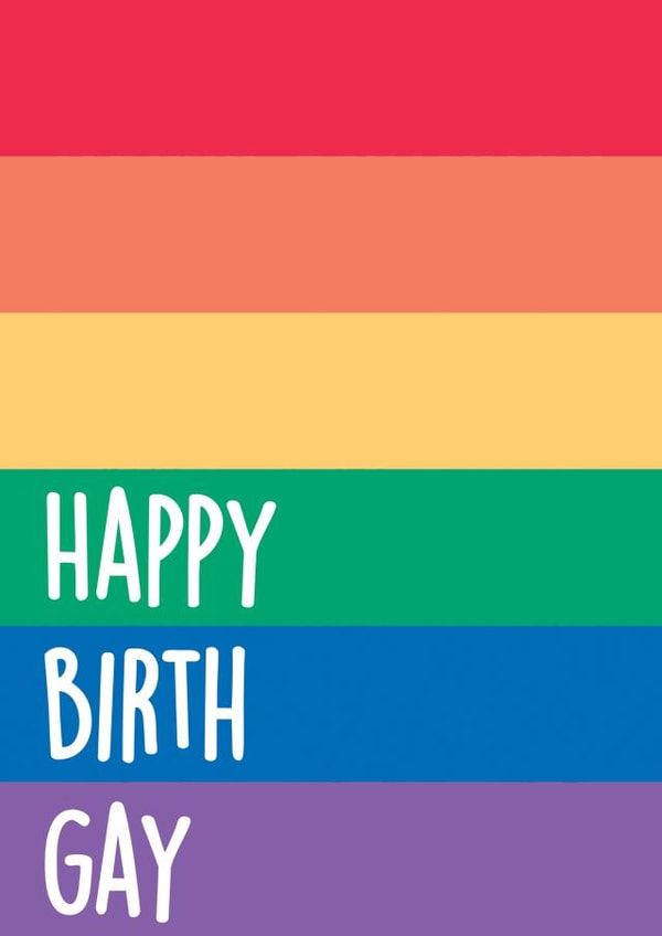 GAY LESBIAN Birthday Card 8555 created by Thirty Mussels