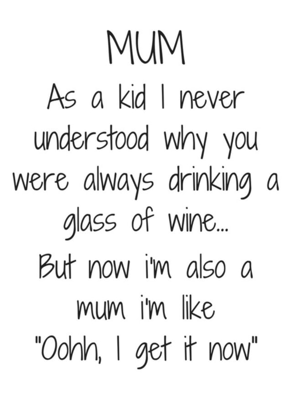 wine stressed Mothers Day Card 36923 created by LITTLECARDDESIGNS