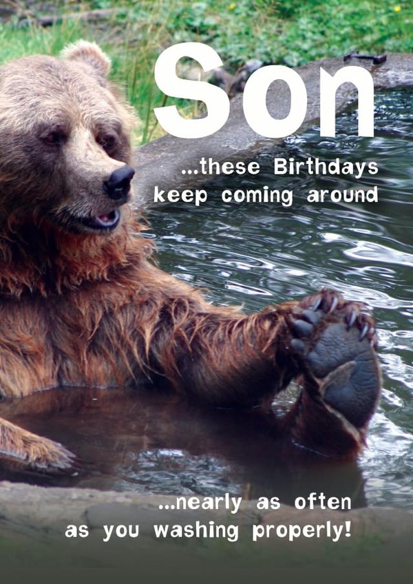son funny Birthday Card 3208 created by JellynBean