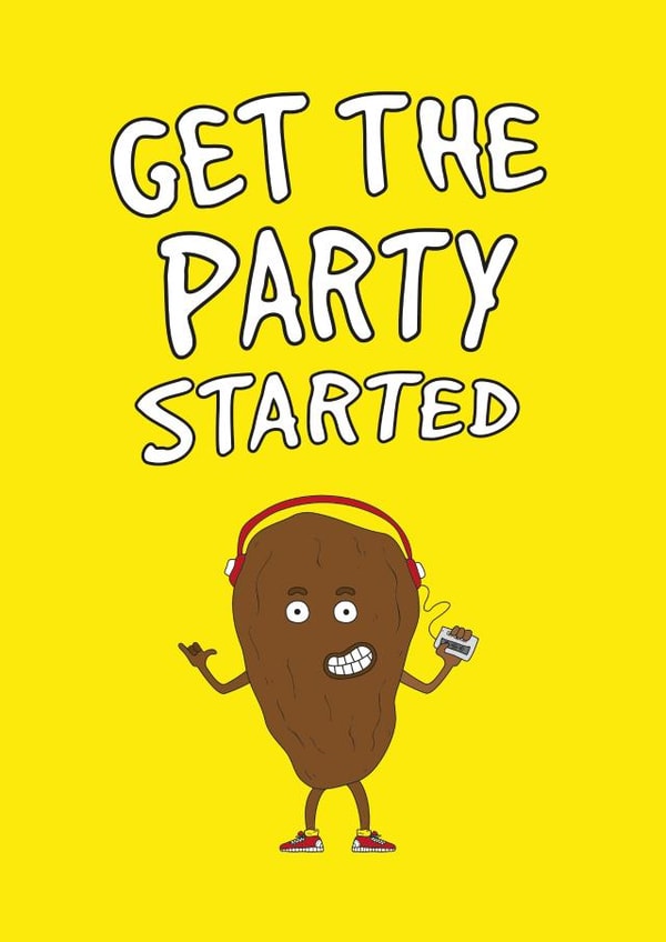 party congratulations Card 32418 created by James Carless Illustration