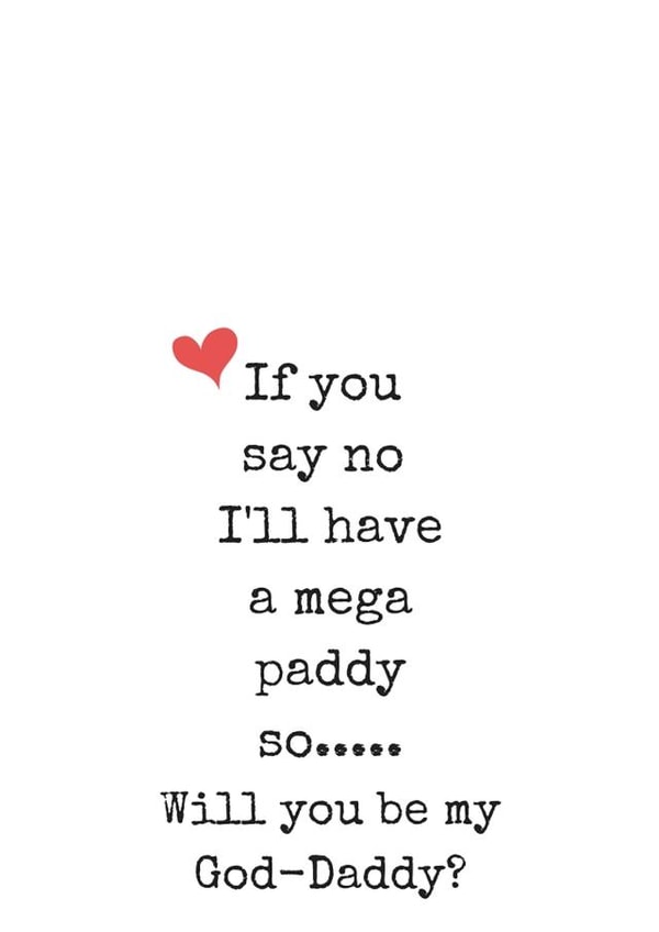 goddaddy godfather Card 35974 created by Ruby and Freddie's