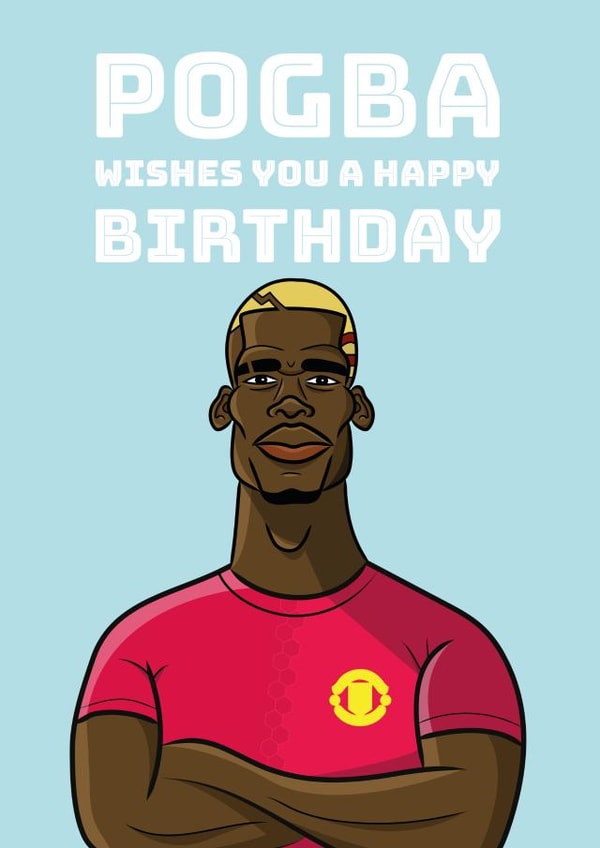 manchester united Birthday Card 34303 created by Diverse Pixels