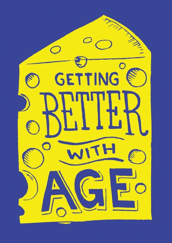 cheesy old Birthday Card 13655 created by Woah there Pickle