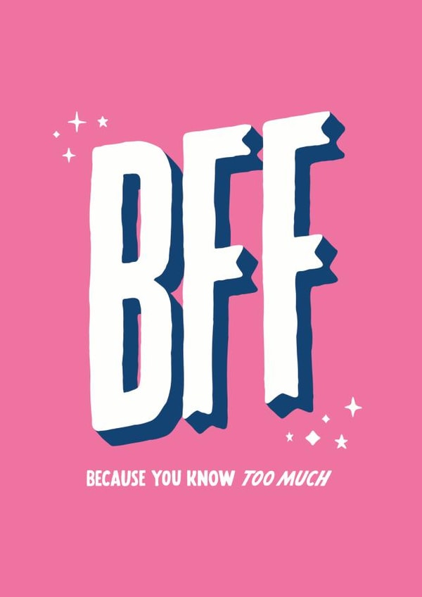 bff best Love & Friendship Card 6962 created by Unknown Ink