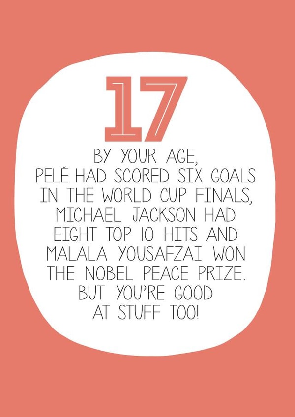 17 17th Birthday Card 12988 created by Paper Plane