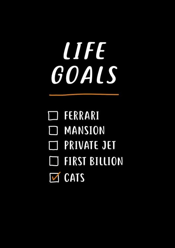 life goals Love & Friendship Card 12998 created by Paper Plane