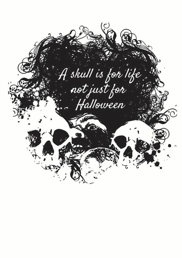 skull skulls Card 36058 created by Charlotte Clark