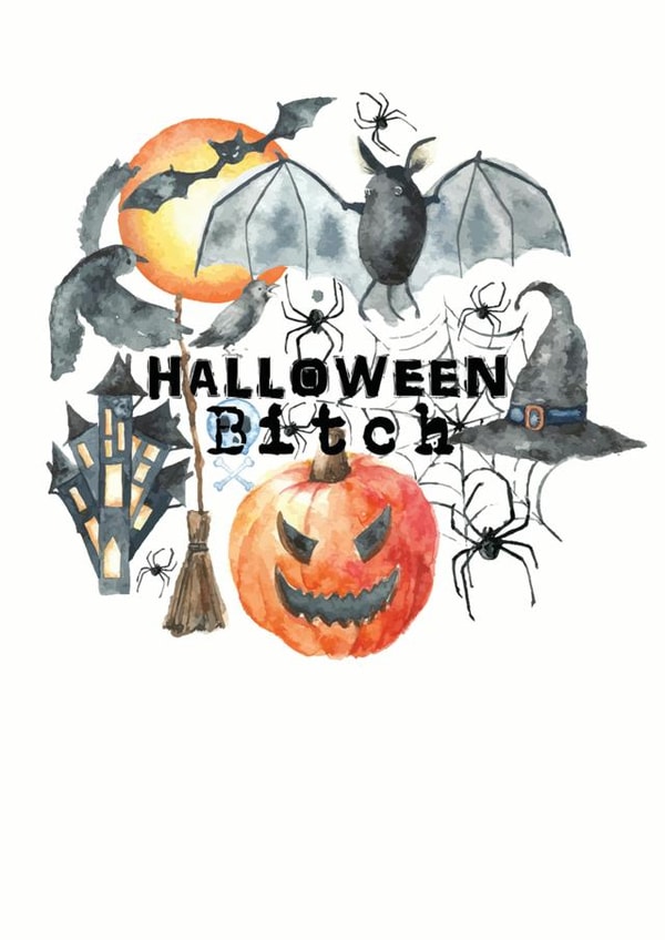 halloween bat Card 36075 created by Charlotte Clark