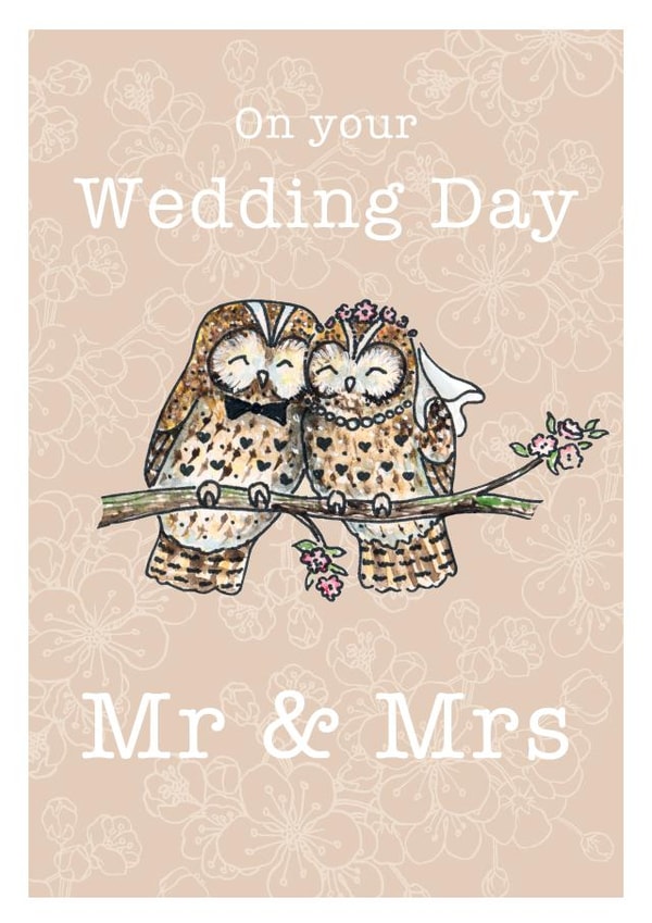 wedding owl Card 34380 created by Ceri Thomas