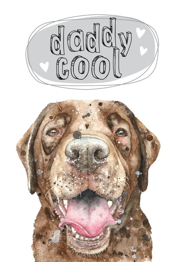 male dog Birthday Card 30753 created by Dotty Dog Art