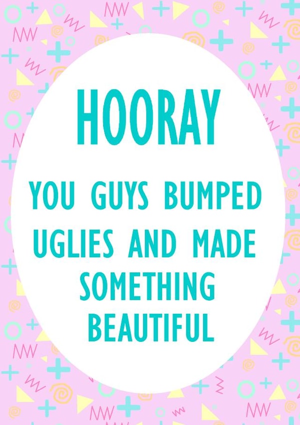 hooray bumped Pregnancy Card 10764 created by Lyndsey Jade