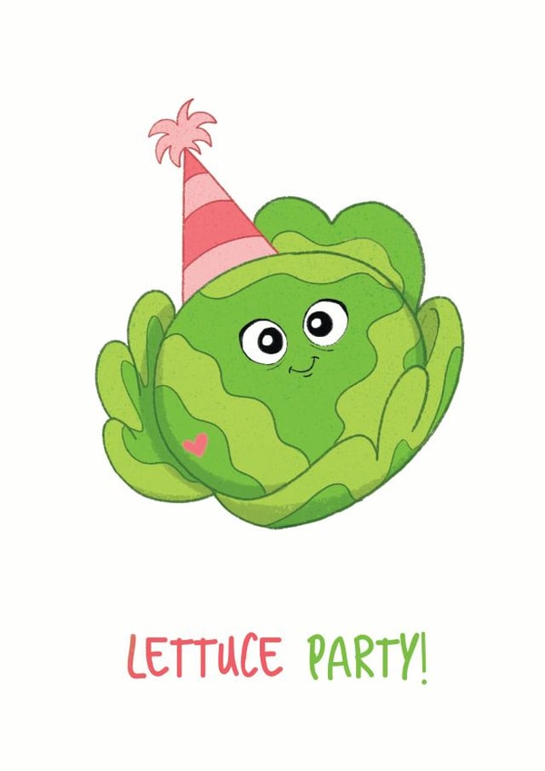 lettuce party Card 34110 created by Emily Harvey