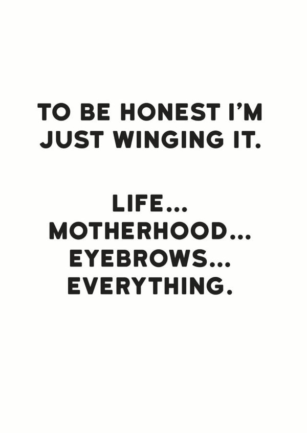 Humour funny Just because Card 11899 created by Holy Flaps