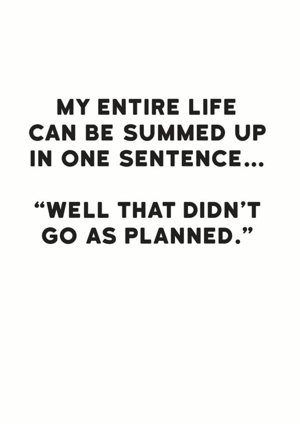 funny humour Just because Card 34162 created by Holy Flaps