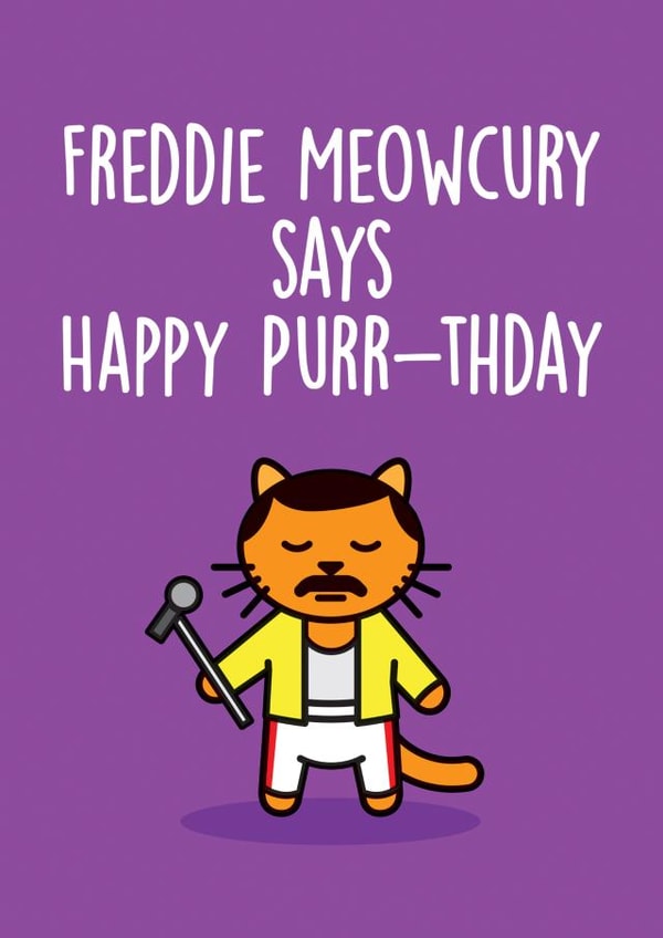 CAT ANIMAL Birthday Card 8561 created by Thirty Mussels