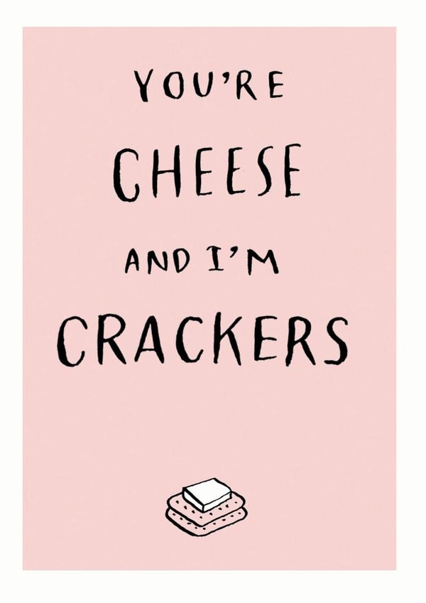 cheese crackers Anniversary Card 35399 created by Have a Gander