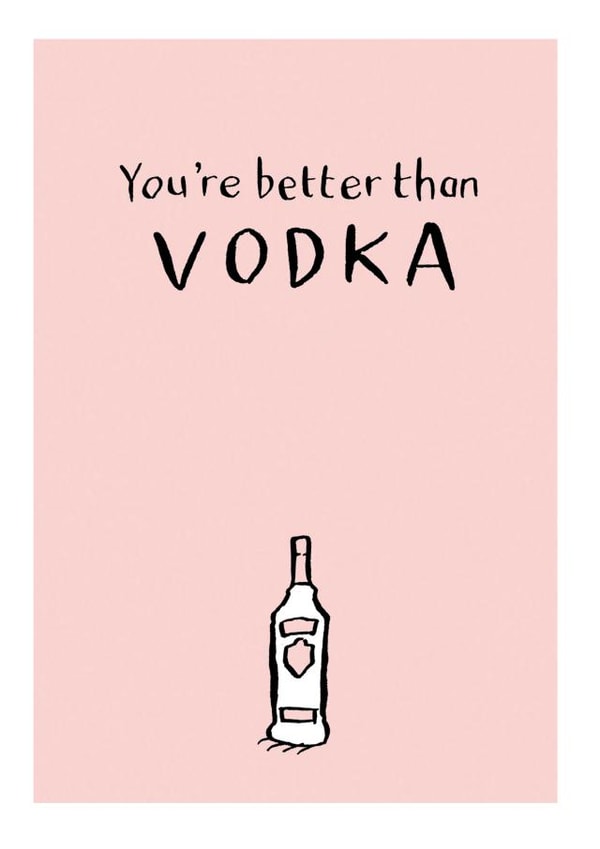 vodka alcohol Anniversary Card 35405 created by Have a Gander