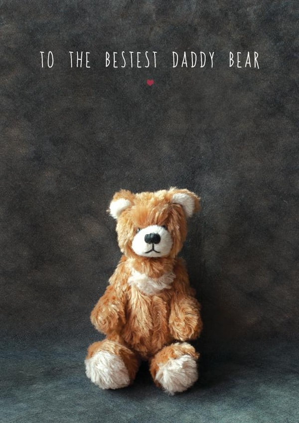 daddy bear Father's Day Card 37336 created by LAURA TRUBY DESIGNS