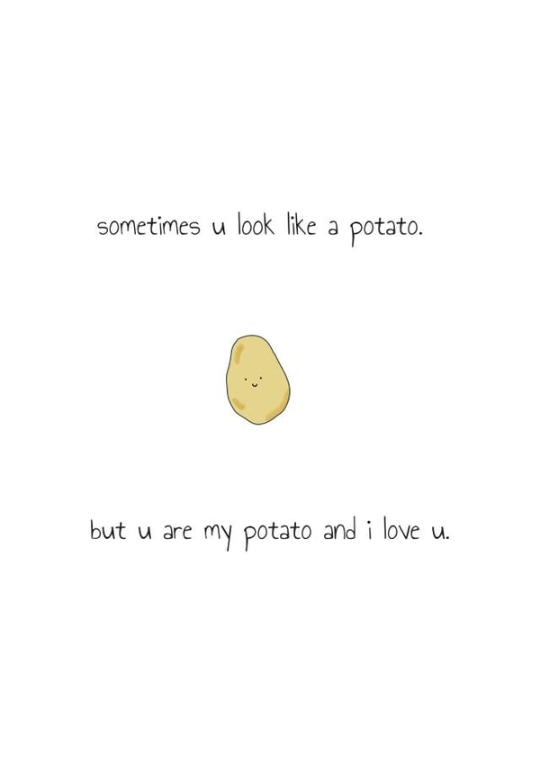 potato love Card 29924 created by Lou La La