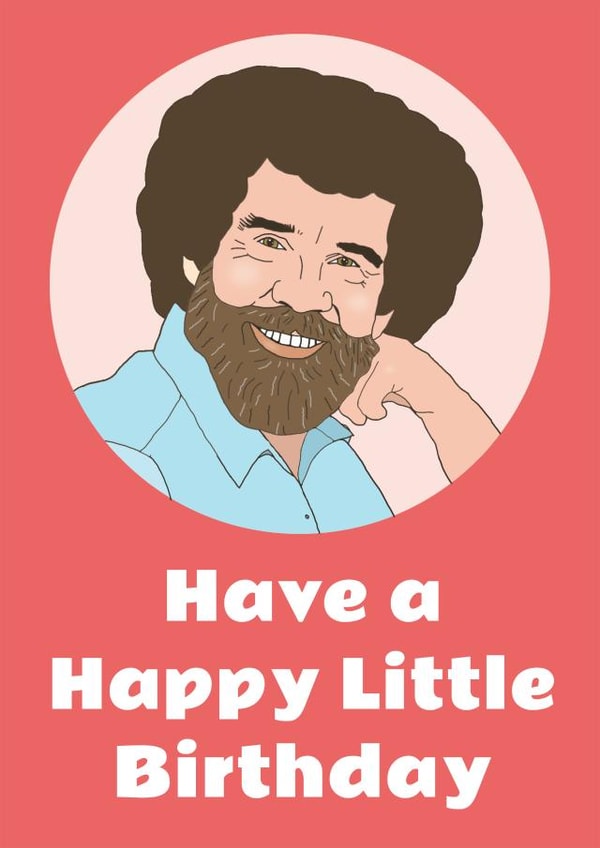 joy of painting Male Birthday Card 6792 created by Dolli Does Design