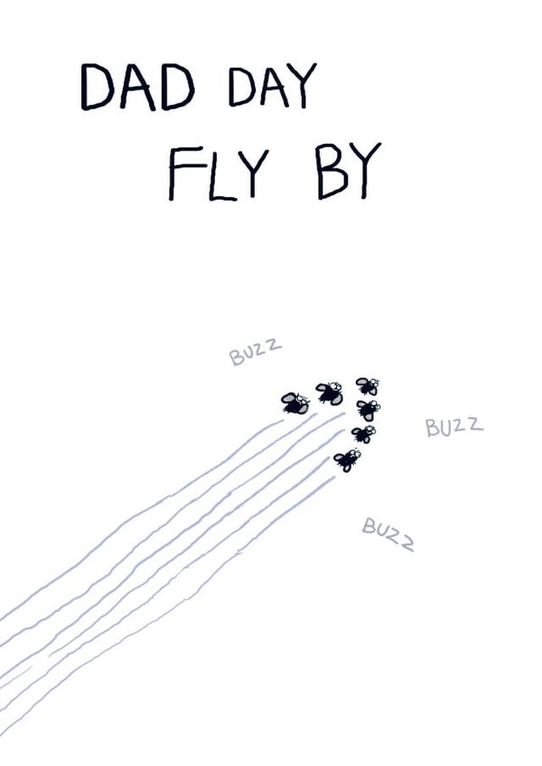 Dad fly Father's Day Card 36926 created by Reason to Send