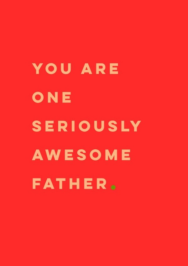 father fathersday Card 30973 created by Rudi & Co.