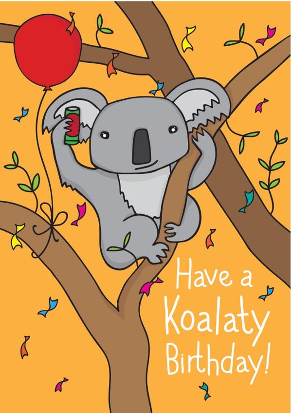 koala bear Card 33688 created by Pukka Design
