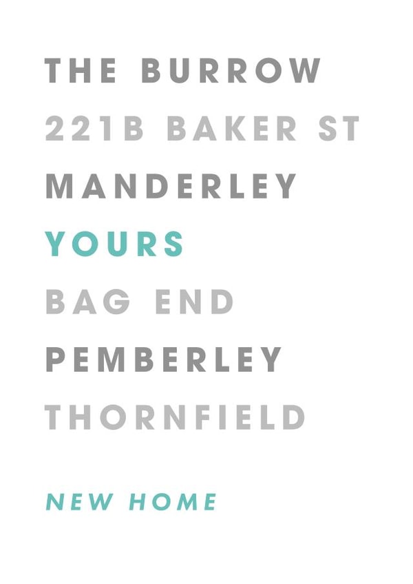 books dracula New Home Card 5481 created by Bookishly