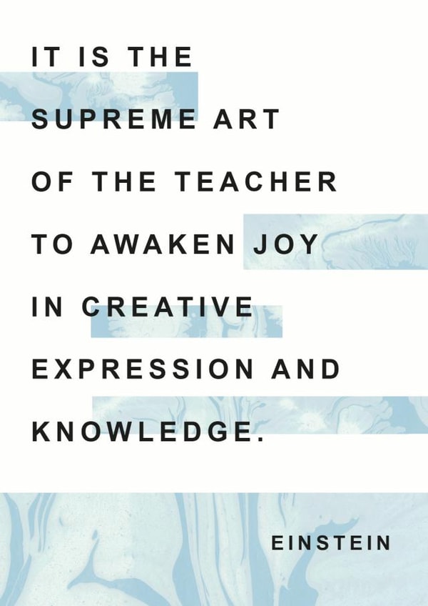 einstein teacher Just because Card 5482 created by Bookishly