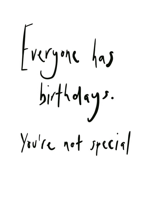birthday rude Card 31264 created by The Cardiologist