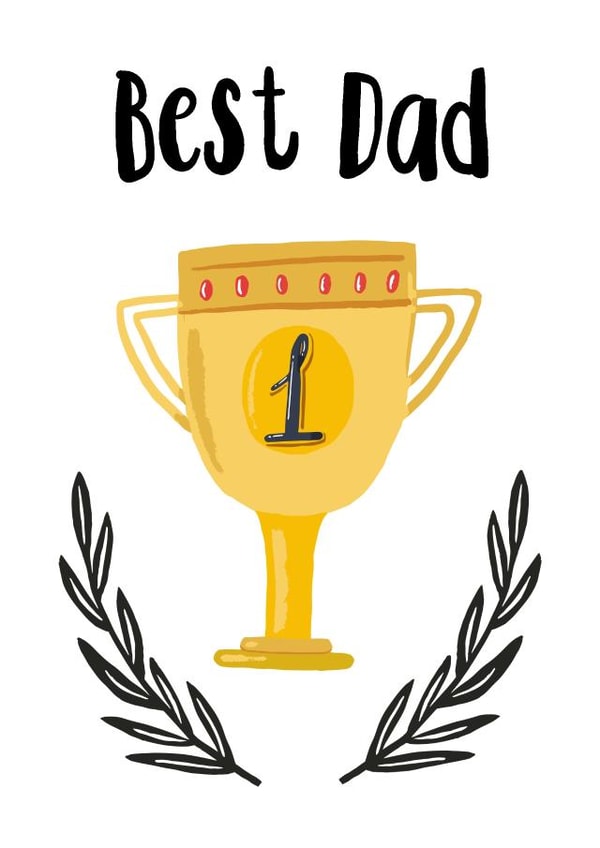 dad best Birthday Card 26651 created by Ink & Ocean