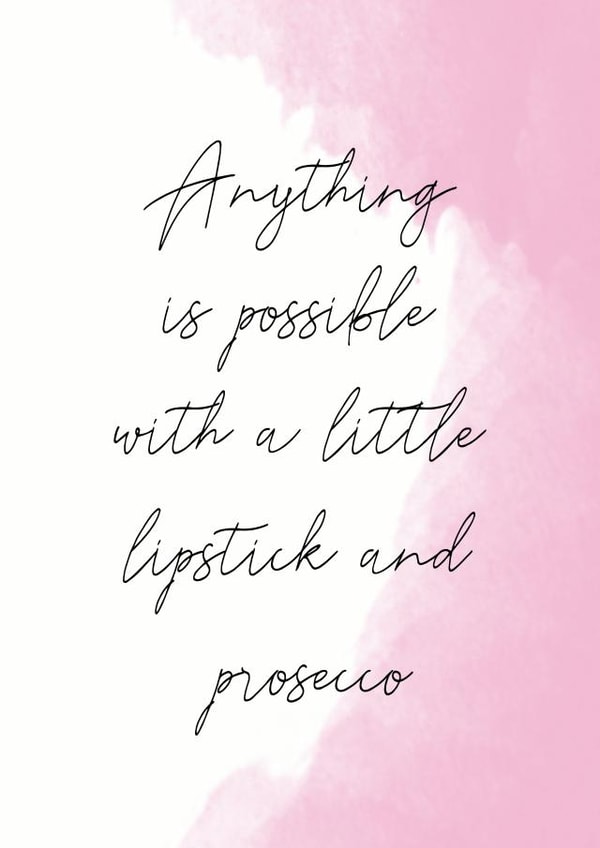 prosecco lipstick Card 28294 created by calluna.joy